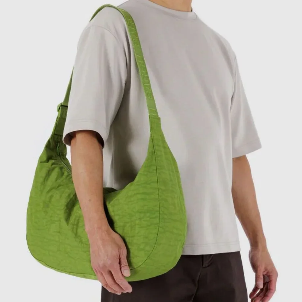 NWT Baggu Large Crescent Bag - Green Juice - Picture 3 of 8